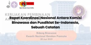Rapat Koordinasi Nasional Antara Komisi Binawasa dan Pusdiklat Se-Indonesia, Sebuah Catatan