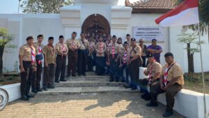 Sambut Hari Pramuka Ke-64, Kwarcab Jepara Berziarah Tokoh Jepara dan Tokoh Pramuka Jepara